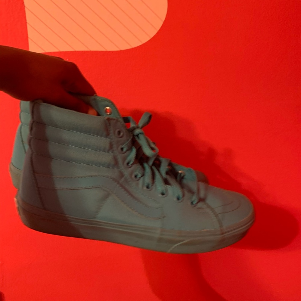 Blue High Top Vans